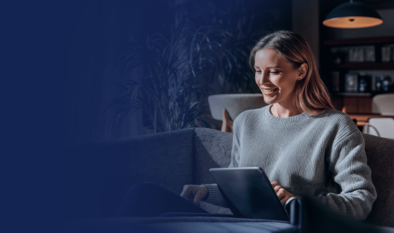 Woman with laptop